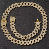 ICY gold plated cubic chain