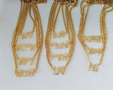 Custom name necklaces